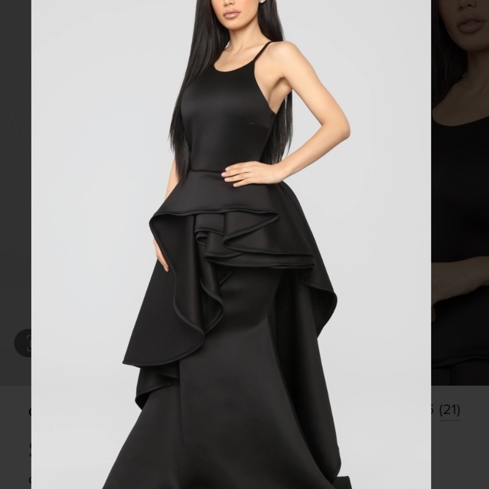 Fashion nova charmed and dangerous black dress